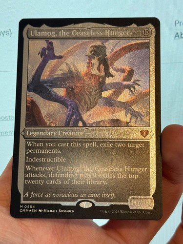 Etched foil ulamog the - ulamog,,